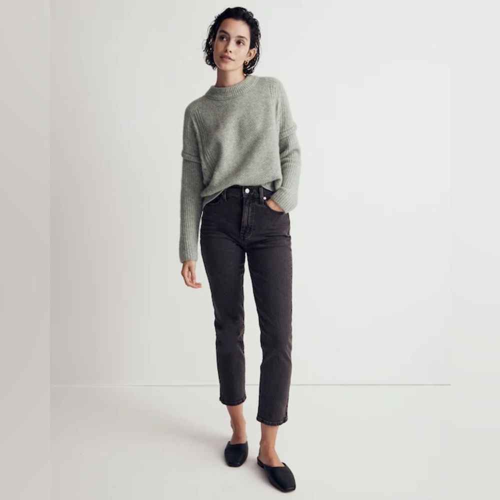 Madewell Havener Cable Stitch Crewneck Sweater - Size S - Picture 4 of 15